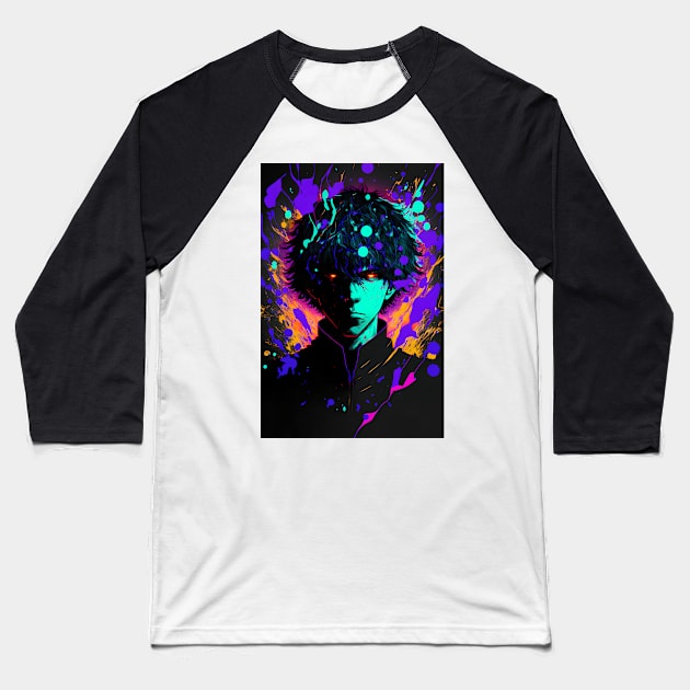 Antihero Now In Technicolor Baseball T-Shirt by VoidXedis